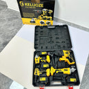 (OFERTA RELÂMPAGO) Conjunto 4 em 1: Furadeira ForceTitan 48V™ + CAIXA DE FERRAMENTAS + BRINDES