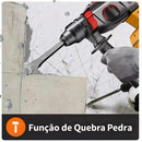 (OFERTA RELÂMPAGO) Conjunto 4 em 1: Furadeira ForceTitan 48V™ + CAIXA DE FERRAMENTAS + BRINDES