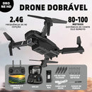 (50% OFF - OFERTA RELÂMPAGO) Drone Tático SkyHawk Dual™ (Câmera Dupla 1080p) + MALETA E ACESSÓRIOS