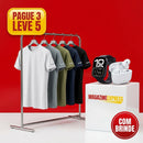 (PAGUE 3 LEVE 5 - PROMOÇÃO EXCLUSIVA) Kit Dry-Fit Titanium 5x1™ + SMARTWATCH E FONE Bluetooth