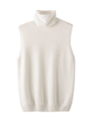 Blusa Feminina Regata de Gola Alta de Lã Ferrazi