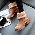 Bota Feminina de Inverno Forrada em Lã Ferrazi