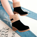 Bota Feminina de Inverno Forrada em Lã Ferrazi