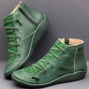 Bota de Inverno Feminina De Couro Ferrazi