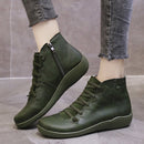 Bota de Inverno Feminina De Couro Ferrazi