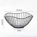 Cesta de Mesa para Frutas e Vegetais de Metal Ferrazi