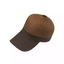 Chapéu Boné Feminino de Palha Aba Curva para Praia Ferrazi