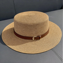 Chapéu Feminino Praia de Palha com Faixa Elegante Ferrazi