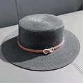 Chapéu Feminino Praia de Palha com Faixa Elegante Ferrazi