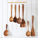 Conjunto Utensílios de Cozinha de Madeira Ferrazi