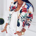 Jaqueta Feminina Bomber Slim Floral Ferrazi