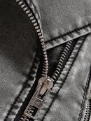 Jaqueta Feminina de Couro Vintage Ferrazi
