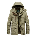 Jaqueta Masculina de Inverno com Capuz Forrada com Lã Ferrazi
