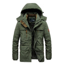 Jaqueta Masculina de Inverno com Capuz Forrada com Lã Ferrazi
