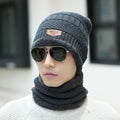 Kit Cachecol e Gorro Unissex de Algodão para Inverno Ferrazi