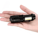 Lanterna Tática Recarregável USB | Super LED Zoom