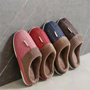 Pantufa Masculina de Couro Impermeável Antiderrapante para Inverno Ferrazi