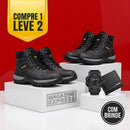 (PAGUE 1 LEVE 2 - PROMOÇÃO EXCLUSIVA) Bota Tratorada MaxGrip Titanium™ + KIT TÁTICO DE BRINDE