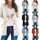 Suéter Cardigan Feminino De Tricô Ferrazi