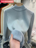 Suéter Feminino de Inverno em Lã Forrado Ferrazi