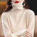 Suéter Feminino de Lã Gola Alta Ferrazi