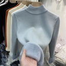 Suéter de Inverno Feminino de Lã Forrado Ferrazi