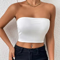 Top Feminino Tomara que Caia de Seda Gelo Ferrazi