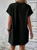 Vestido Feminino Básico com Bolso Lateral Ferrazi