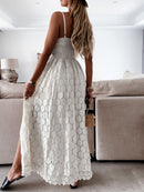 Vestido Feminino Longo de Renda c/Short Ferrazi