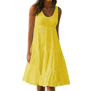 Vestido Feminino Midi Básico Plissado Ferrazi