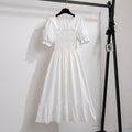 Vestido Feminino Midi Plissado Florido de Verão Ferrazi