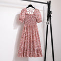 Vestido Feminino de Verão Florido Plissado Ferrazi