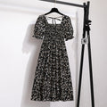 Vestido Feminino de Verão Florido Plissado Ferrazi