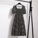Vestido Feminino de Verão Florido Plissado Ferrazi